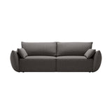 Kaelle 3-Sitzer Sofa mit Schlaffunktion, mit Bezug aus Chenille (Haga16) in Grau, 244x97 cm – Bild 1