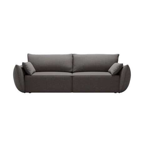Kaelle 3-Sitzer Sofa mit Schlaffunktion, mit Bezug aus Chenille (Haga16) in Grau, 244x97 cm – Bild 1