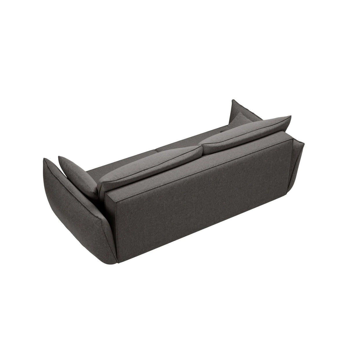 Kaelle 3-Sitzer Sofa mit Schlaffunktion, mit Bezug aus Chenille (Haga16) in Grau, 244x97 cm – Bild 6