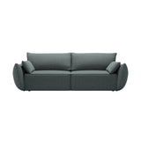 Kaelle 3-Sitzer Sofa mit Schlaffunktion, mit Bezug aus Chenille (Haga78) in Petrol, 244x97 cm – Bild 1