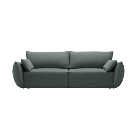 Kaelle 3-Sitzer Sofa mit Schlaffunktion, mit Bezug aus Chenille (Haga78) in Petrol, 244x97 cm – Bild 1