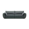Kaelle 3-Sitzer Sofa mit Schlaffunktion, mit Bezug aus Chenille (Haga78) in Petrol, 244x97 cm – Bild 1