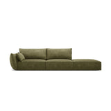 Kaelle 3-Sitzer Sofa Rechts offen, mit Bezug aus Chenille (OTH 38) in Grün, 264x110 cm – Bild 1