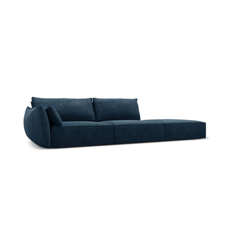 Kaelle 3-Sitzer Sofa Rechts offen, mit Bezug aus Chenille (OTH 78) in Königsblau, 264x110 cm – Bild 3