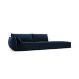 Kaelle 3-Sitzer Sofa Rechts offen, mit Bezug aus Samt (Blu86) in Königsblau, 264x110 cm – Bild 3