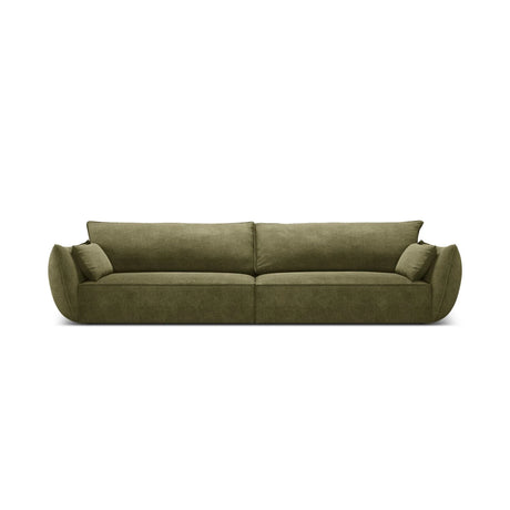 Kaelle 4-Sitzer Sofa mit Bezug aus Chenille (OTH 38) in Grün, 248x110 cm – Bild 1