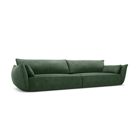 Kaelle 4-Sitzer Sofa mit Bezug aus Chenille (OTH 39) in Flaschengrün, 248x110 cm – Bild 3