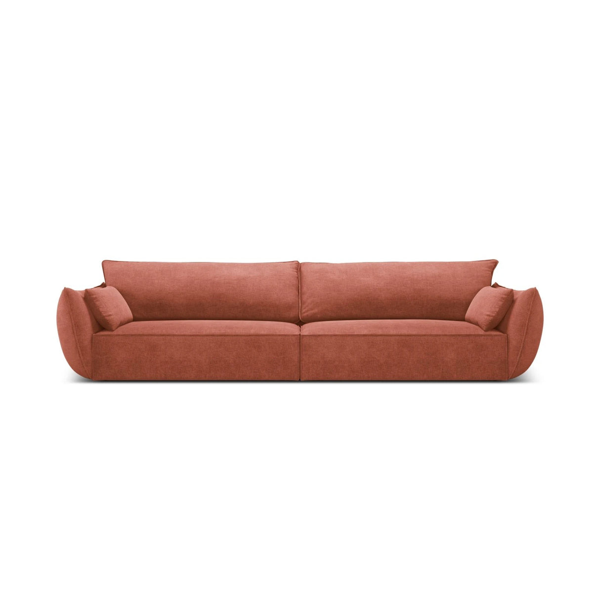 Kaelle 4-Sitzer Sofa mit Bezug aus Chenille (OTH 57) in Terrakotta, 248x110 cm – Bild 1