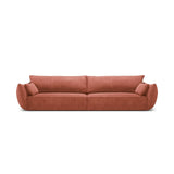 Kaelle 4-Sitzer Sofa mit Bezug aus Chenille (OTH 57) in Terrakotta, 248x110 cm – Bild 1