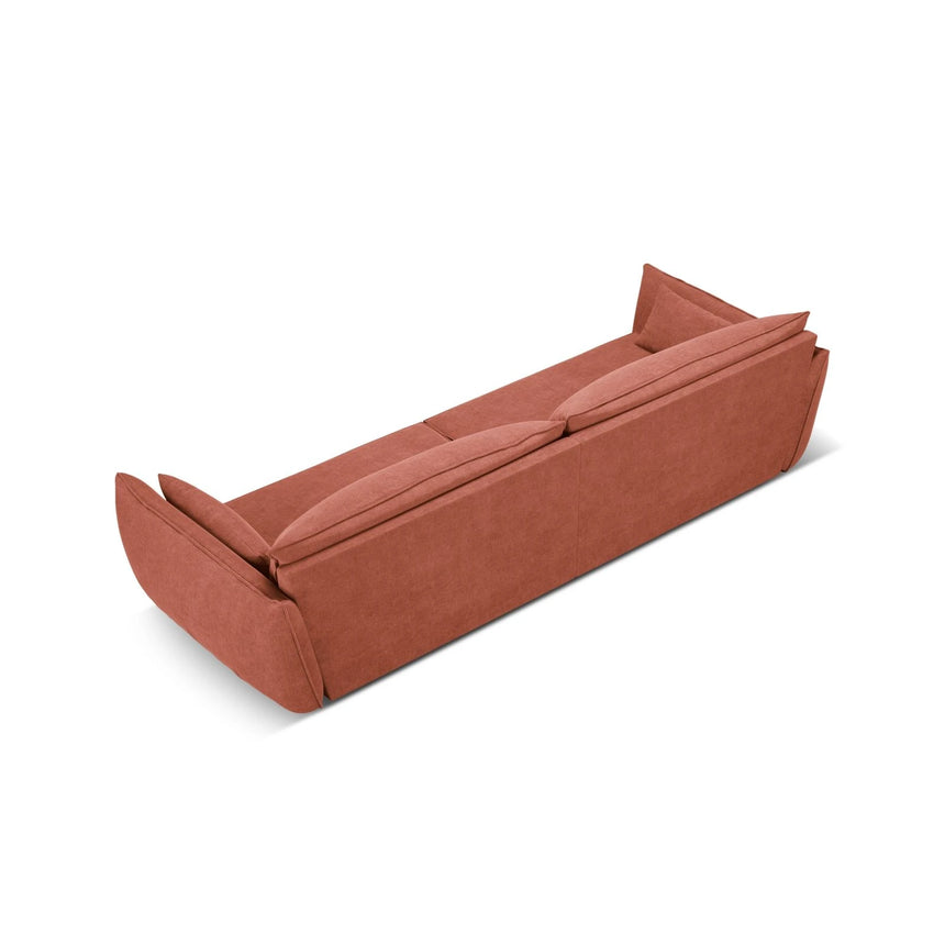 Kaelle 4-Sitzer Sofa mit Bezug aus Chenille (OTH 57) in Terrakotta, 248x110 cm – Bild 4
