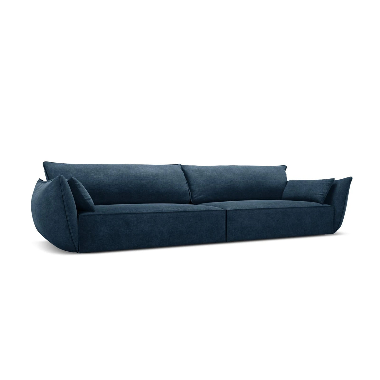Kaelle 4-Sitzer Sofa mit Bezug aus Chenille (OTH 78) in Königsblau, 248x110 cm – Bild 3