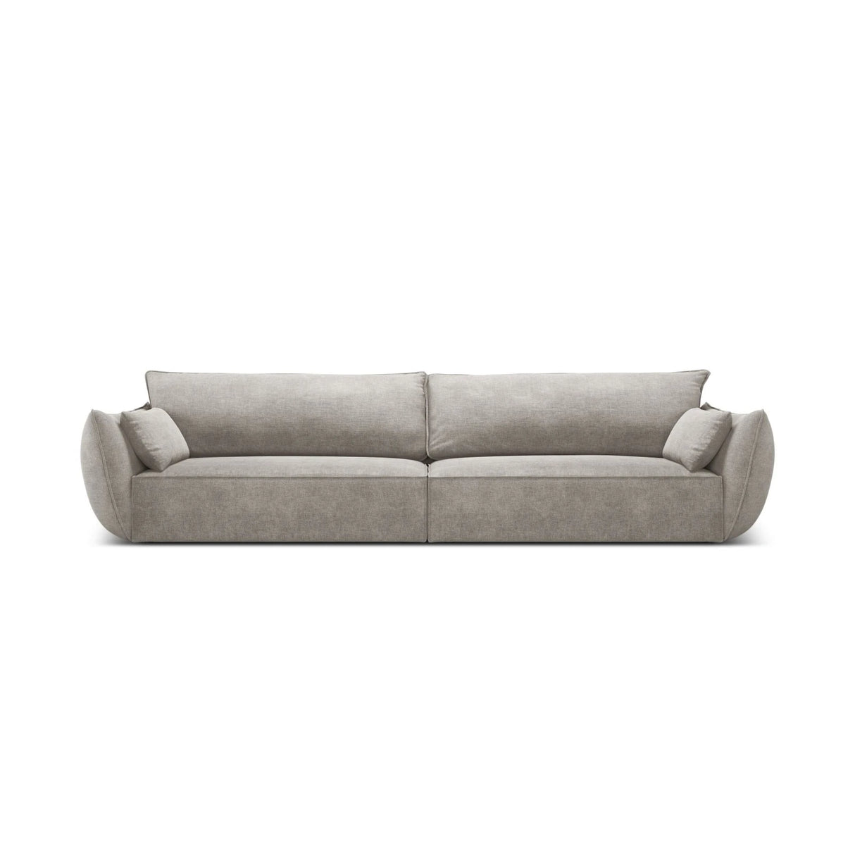 Kaelle 4-Sitzer Sofa mit Bezug aus Chenille (OTH 85) in Hellgrau, 248x110 cm – Bild 1