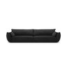 Kaelle 4-Sitzer Sofa mit Bezug aus Chenille (OTH 99) in Schwarz, 248x110 cm – Bild 1