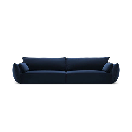 Kaelle 4-Sitzer Sofa mit Bezug aus Samt (Blu86) in Königsblau, 248x110 cm – Bild 1
