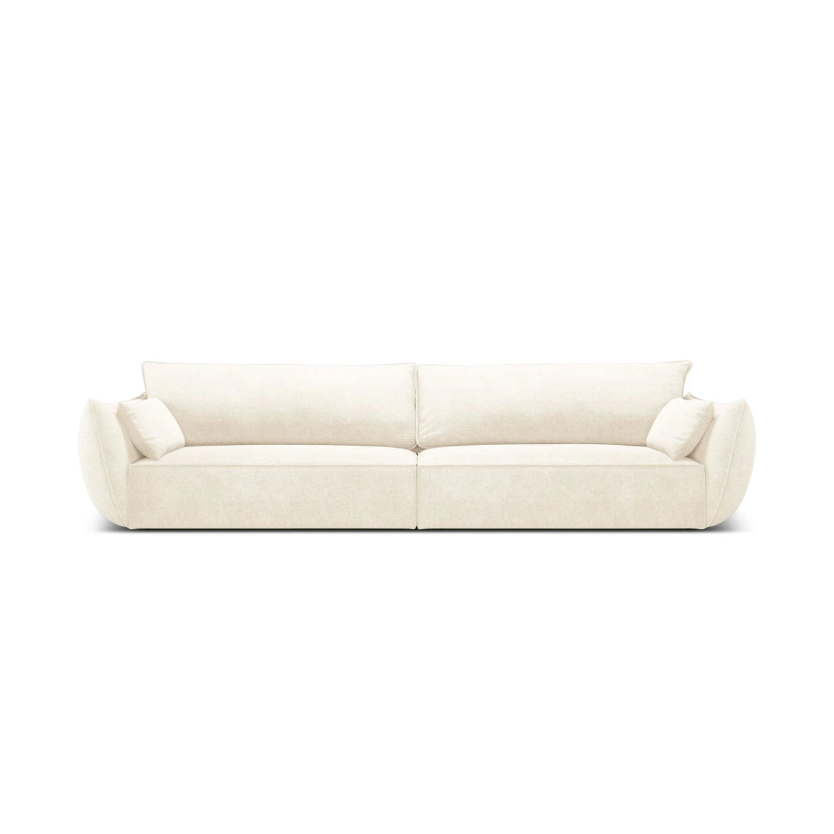Kaelle 4-Sitzer Sofa mit Bezug aus Samt oder Chenille, 248x110 cm – Bild 1