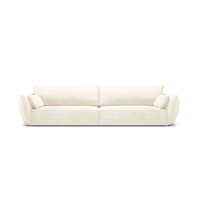 Kaelle 4-Sitzer Sofa mit Bezug aus Samt oder Chenille, 248x110 cm – Bild 1