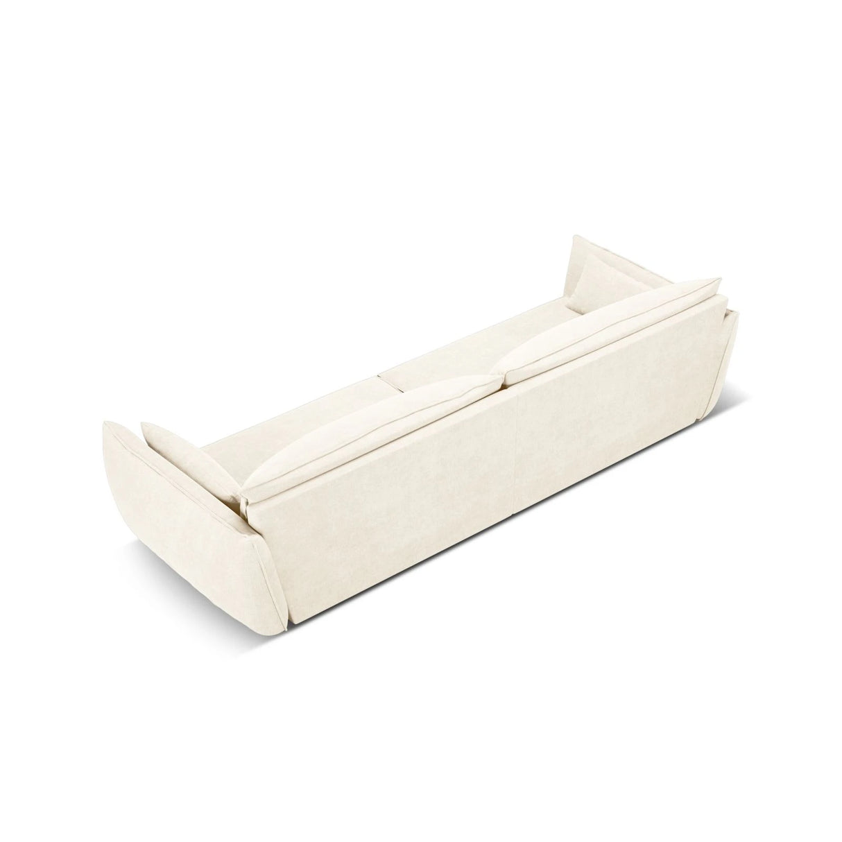 Kaelle 4-Sitzer Sofa mit Bezug aus Samt oder Chenille, 248x110 cm – Bild 4