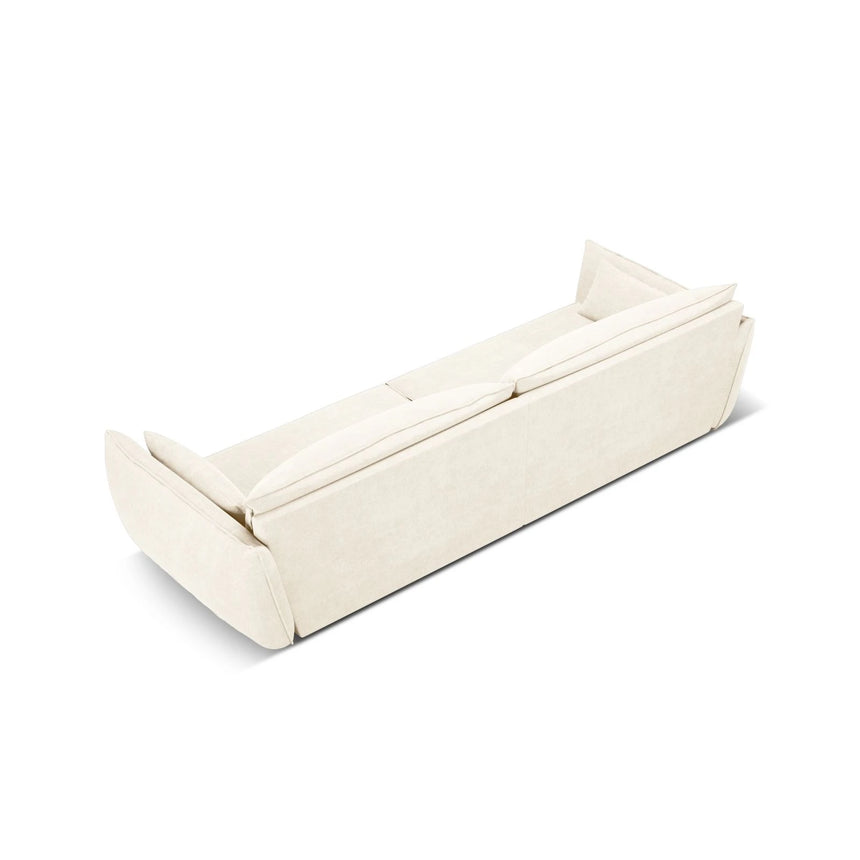 Kaelle 4-Sitzer Sofa mit Bezug aus Samt oder Chenille, 248x110 cm – Bild 4