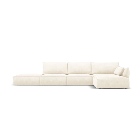 Kaelle 5-Sitzer Ecksofa Rechts, mit Bezug aus Samt oder Chenille, 364x171 cm – Bild 1