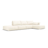 Kaelle 5-Sitzer Ecksofa Rechts, mit Bezug aus Samt oder Chenille, 364x171 cm – Bild 3