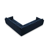 Kaelle 7-Sitzer Ecksofa symmetrisch, mit Bezug aus Samt (Blu86) in Königsblau, 286x286 cm – Bild 4