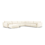 Kaelle 8-Sitzer Panorama-Sofa, Rechts, mit Bezug aus Samt oder Chenille, 384x284 cm – Bild 1