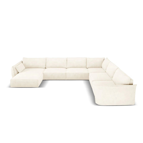 Kaelle 8-Sitzer Panorama-Sofa, Rechts, mit Bezug aus Samt oder Chenille, 384x284 cm – Bild 3