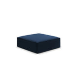 Kaelle Pouf mit Bezug in Samt (Blu86) in Königsblau, 100x80 cm – Bild 3