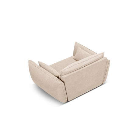 Kaelle Sessel mit Bezug in Chenille (OTH 08) in Beige, 128x110 cm – Bild 4