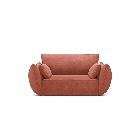 Kaelle Sessel mit Bezug in Chenille (OTH 57) in Terrakotta, 128x110 cm – Bild 1