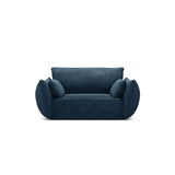 Kaelle Sessel mit Bezug in Chenille (OTH 78) in Königsblau, 128x110 cm – Bild 1