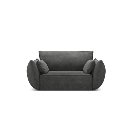 Kaelle Sessel mit Bezug in Chenille (OTH 97) in Dunkelgrau, 128x110 cm – Bild 1