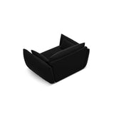 Kaelle Sessel mit Bezug in Samt (Blu19) in Schwarz, 128x110 cm – Bild 4