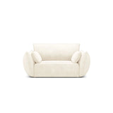 Kaelle Sessel mit Bezug in Samt oder Chenille, 128x110 cm – Bild 1