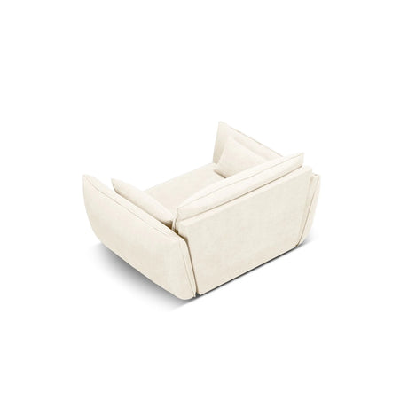 Kaelle Sessel mit Bezug in Samt oder Chenille, 128x110 cm – Bild 4