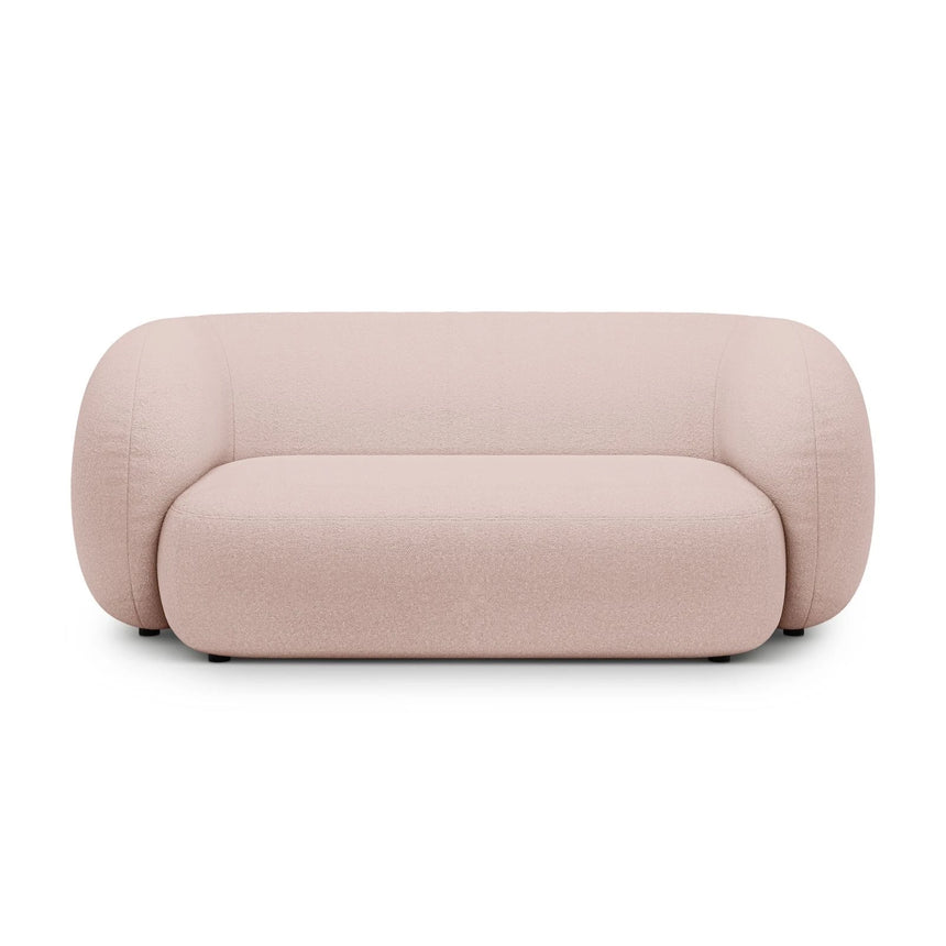 Kate 2-Sitzer Sofa aus Boucle (Baloo 2072) in Puderrosa, 183x99 cm – Bild 1