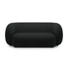 Kate 2-Sitzer Sofa aus Boucle (Baloo 2082) in Schwarz, 183x99 cm – Bild 1