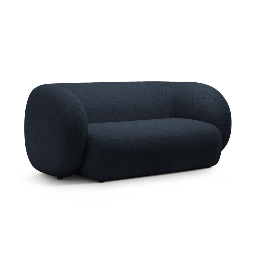Kate 2-Sitzer Sofa aus Boucle (Baloo 2088) in Dunkelblau, 183x99 cm – Bild 2