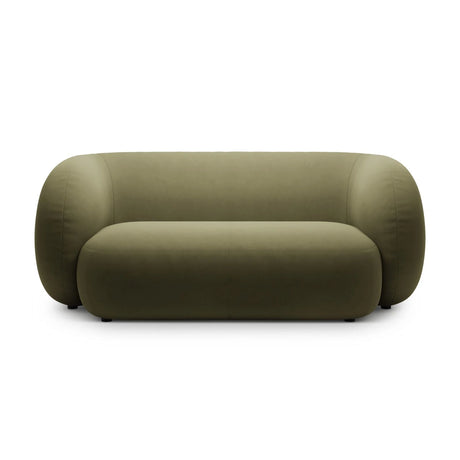 Kate 2-Sitzer Sofa aus Samt (Salvador 08) in Grün, 183x99 cm – Bild 1