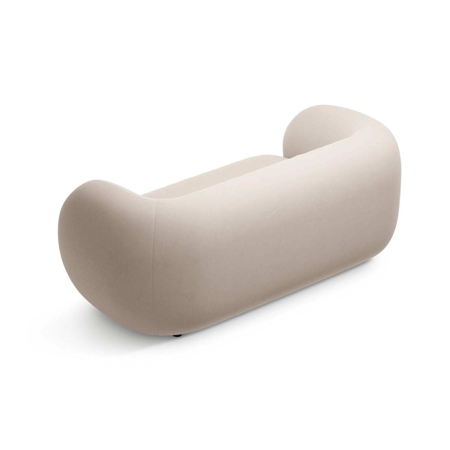 Kate 2-Sitzer Sofa aus Samt (Salvador 1) in Beige, 183x99 cm – Bild 3