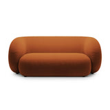 Kate 2-Sitzer Sofa aus Samt (Salvador 14) in Terrakotta, 183x99 cm – Bild 1