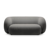 Kate 2-Sitzer Sofa aus Samt (Salvador 18) in Dunkelgrau, 183x99 cm – Bild 1
