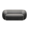 Kate 2-Sitzer Sofa aus Samt (Salvador 18) in Dunkelgrau, 183x99 cm – Bild 1