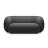 Kate 2-Sitzer Sofa aus Strukturierter Stoff (Puente 94) in Dunkelgrau melange, 183x99 cm – Bild 1