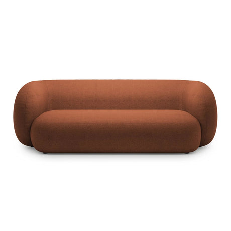 Kate 3-Sitzer Sofa mit Bezug aus Boucle (Baloo 2078) in Terrakotta, 213x99 cm – Bild 1