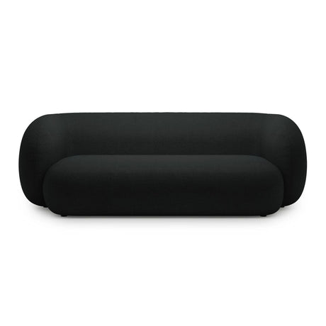 Kate 3-Sitzer Sofa mit Bezug aus Boucle (Baloo 2082) in Schwarz, 213x99 cm – Bild 1