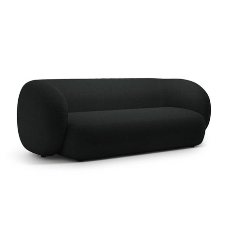 Kate 3-Sitzer Sofa mit Bezug aus Boucle (Baloo 2082) in Schwarz, 213x99 cm – Bild 2