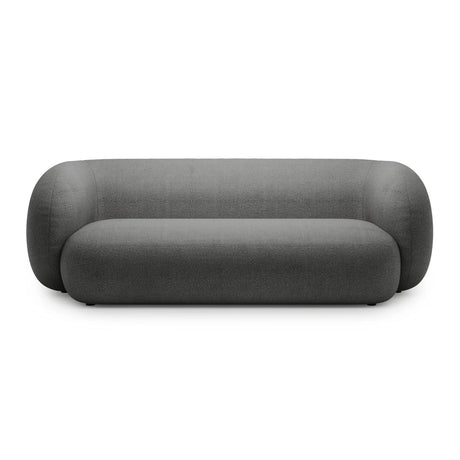 Kate 3-Sitzer Sofa mit Bezug aus Boucle (Baloo 2083) in Dunkelgrau, 213x99 cm – Bild 1