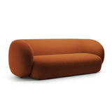 Kate 3-Sitzer Sofa mit Bezug aus Samt (Salvador 14) in Terrakotta, 213x99 cm – Bild 2