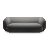 Kate 3-Sitzer Sofa mit Bezug aus Samt (Salvador 18) in Dunkelgrau, 213x99 cm – Bild 1